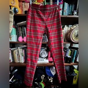 Red Plaid Tommy Hilfiger Slacks